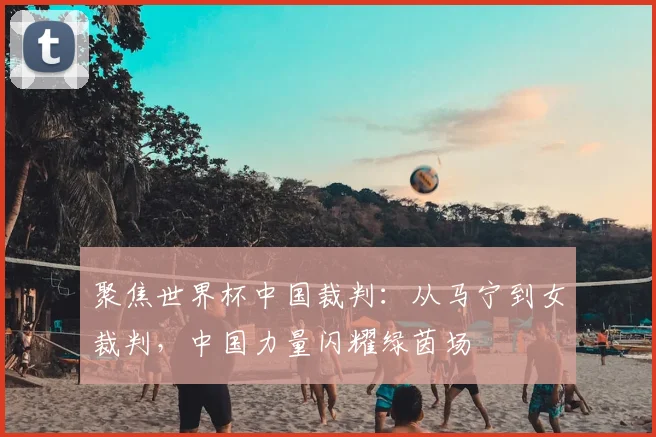 聚焦世界杯中国裁判：从马宁到女裁判，中国力量闪耀绿茵场